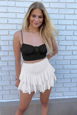 Sunshine Tiered Mini Skirt