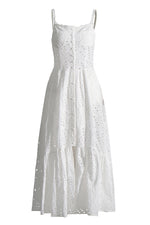 Crochet Lace Slip Maxi Dress