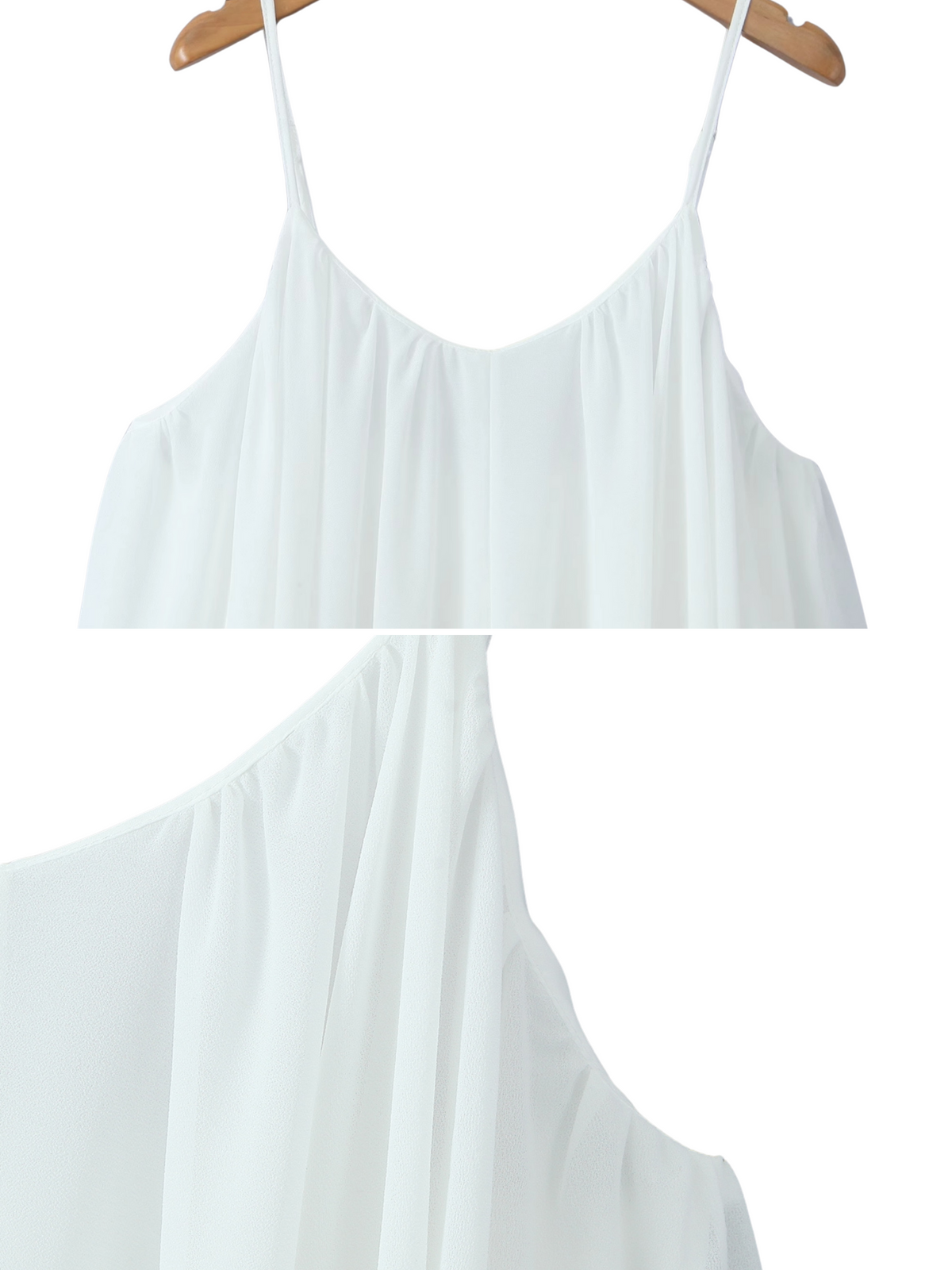White Backless Slip Mini Dress