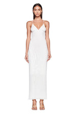 Butterfly Backless Midi Dress