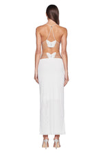 Butterfly Backless Midi Dress