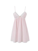Baby Pink Slip Mini Dress