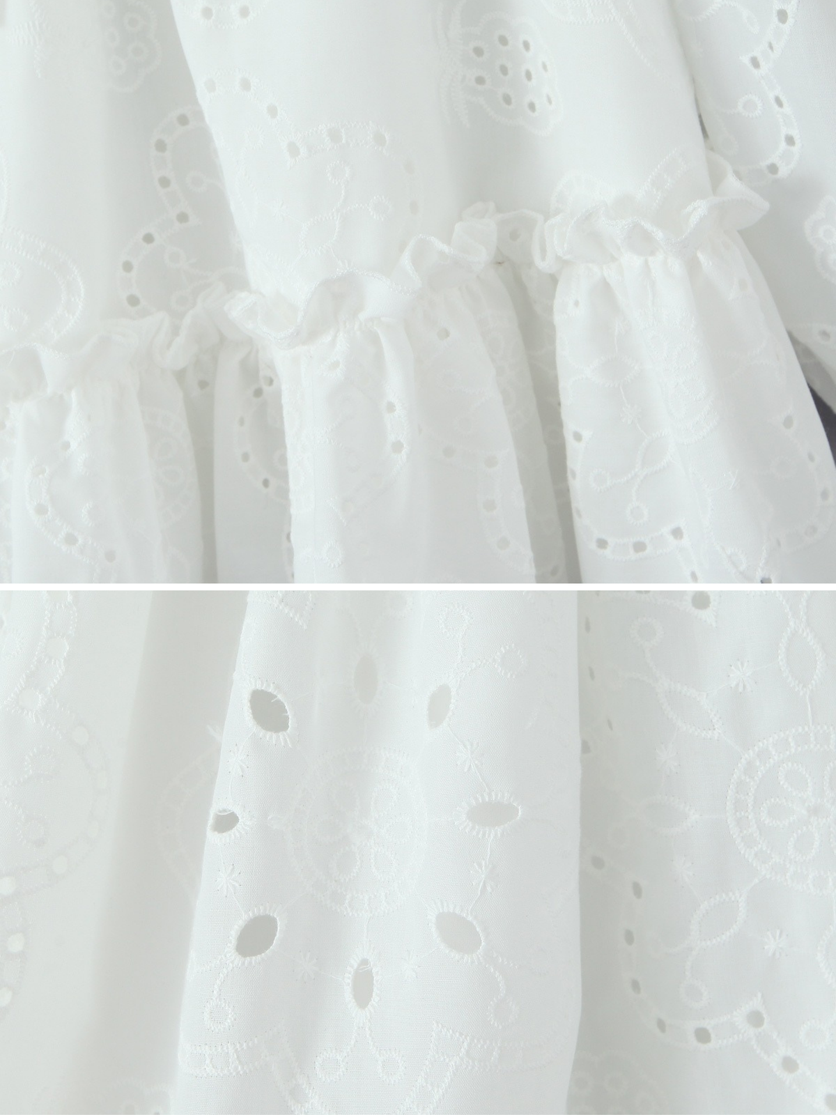 White Sleeveless Layered Mini Dress