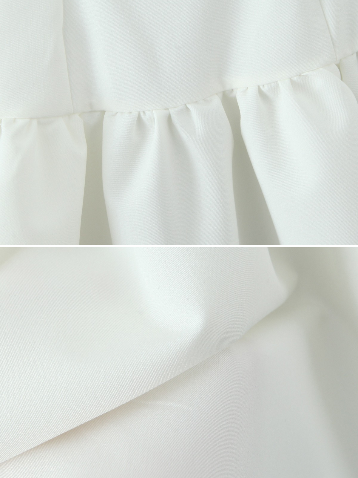 White Shoulder-Tie Mini Dress