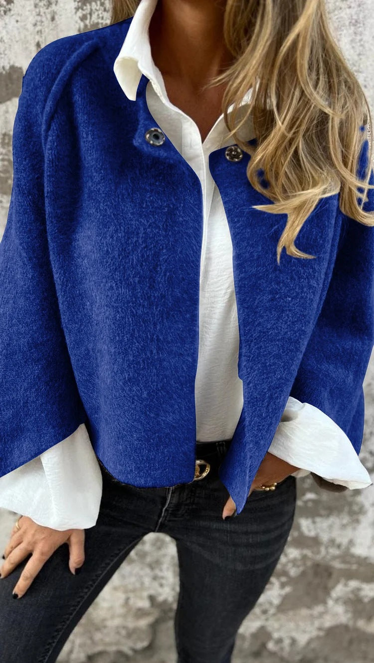 Soft Cashmere Long Sleeve Jacket