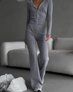 Homebody Club Slim-fit Hooded Two Piece Set