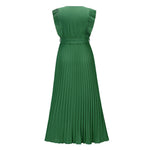 Sweet Ruffle Sleeve Chiffon Midi Dress
