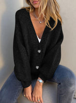 Chunky Knit Button Down Cardigan