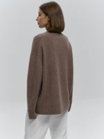 Basic Solid Pullover Knit Sweater