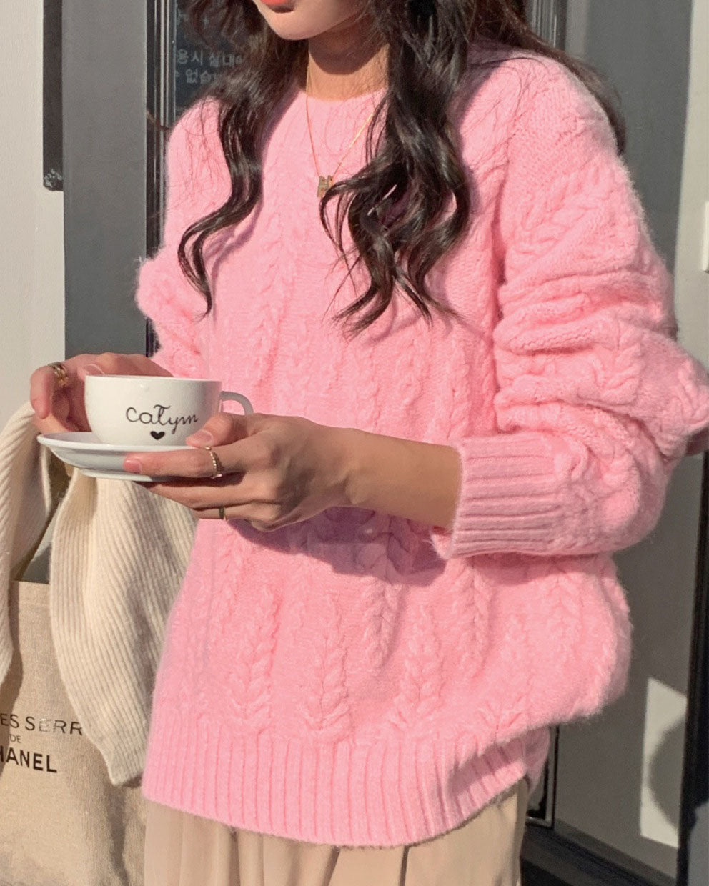 Sweet Cable Knit Sweater