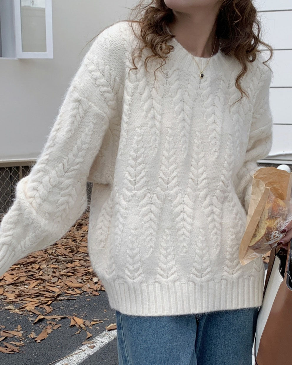Sweet Cable Knit Sweater
