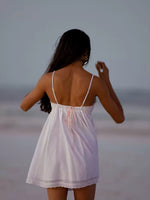 Baby Pink Slip Mini Dress