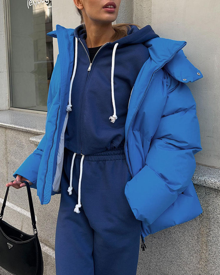 Timeless Beauty Hooded Quilted Coat