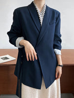 Sleek Side-Tie Blazer