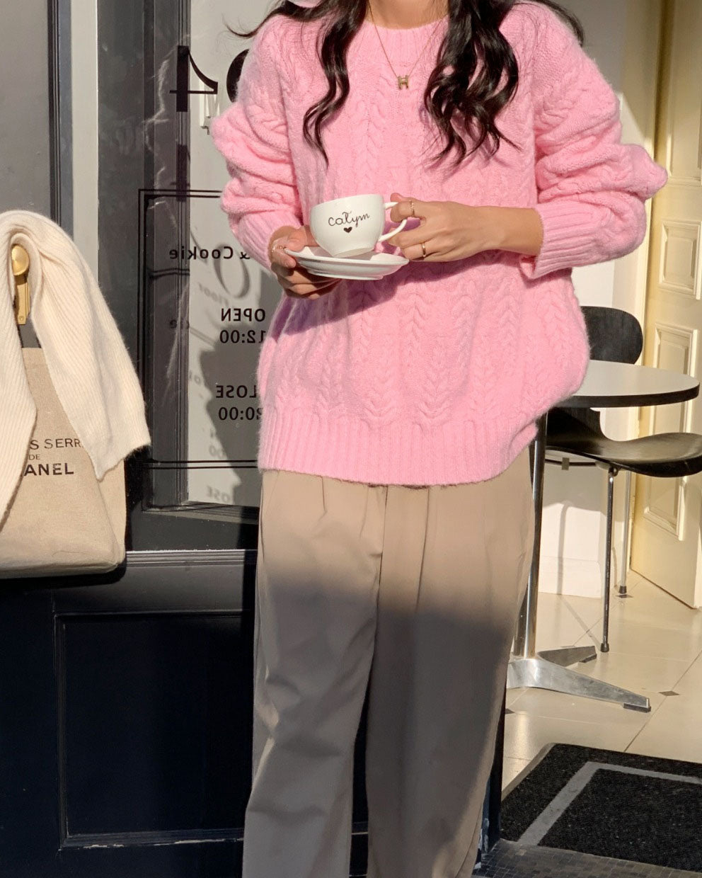 Sweet Cable Knit Sweater