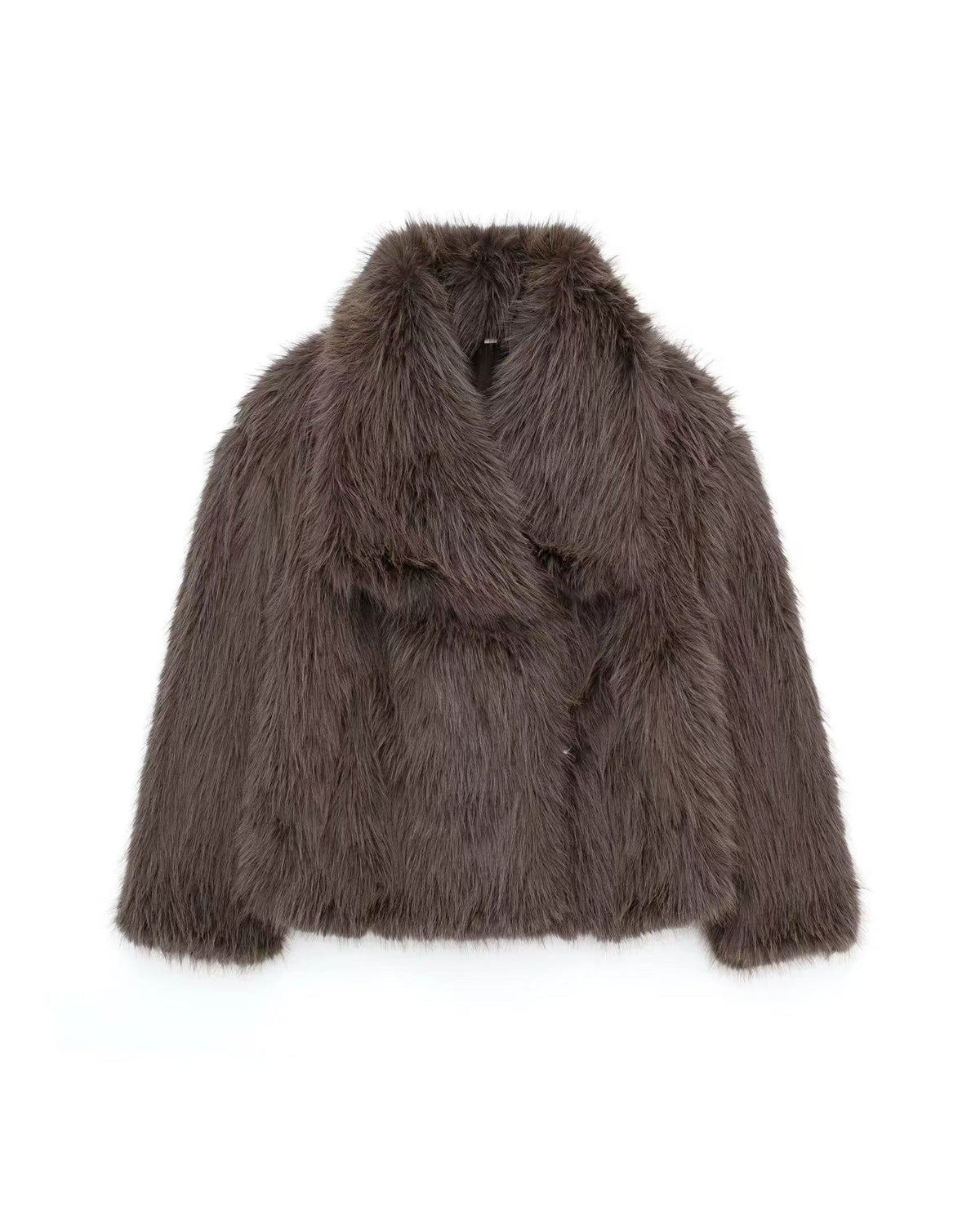 Thermal Large Lapel Plush Jacket