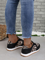 Comfortable Leopard Print Casual Sneakers