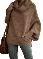 Turtleneck Bell Sleeves Knit Sweater