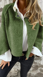 Soft Cashmere Long Sleeve Jacket