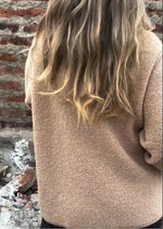 All Matching Buttoned Fleece Jacket