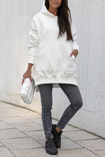 Oversized Kangaroo Pocket Hoodie Sweatshirt