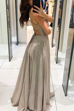 Elegant Spaghetti Strap Backless Dress