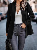 Heather Striped Woolen Jacket