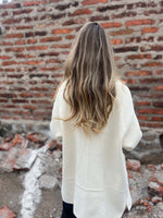 Casual Cable-Knit Sleeves Cardigan Knitted Jacket