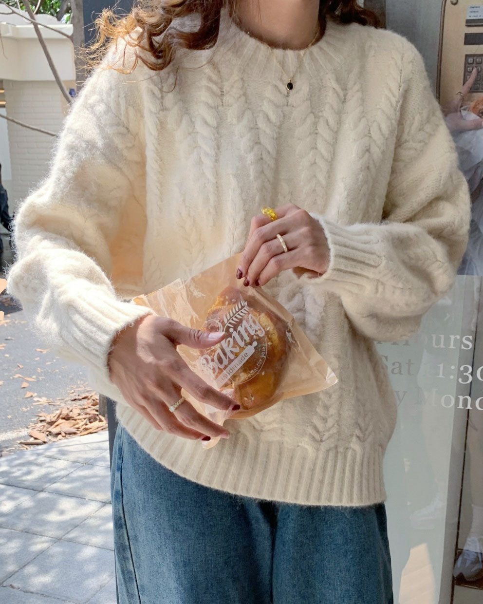 Sweet Cable Knit Sweater