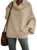 Turtleneck Bell Sleeves Knit Sweater