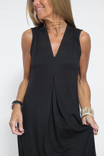 Casual Sleeveless Midi Dress and Long Cardigan Two-Piece Suit