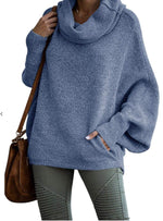 Turtleneck Bell Sleeves Knit Sweater