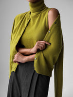 Turtleneck Knit Sleeveless Sweater Top