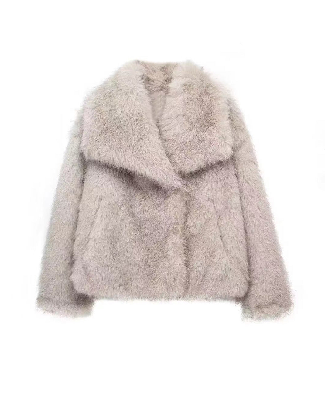 Thermal Large Lapel Plush Jacket