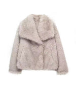 Thermal Large Lapel Plush Jacket
