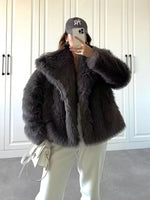 Thermal Large Lapel Plush Jacket