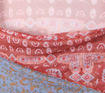 Red Geo Print Mini Dress