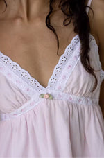 Baby Pink Slip Mini Dress