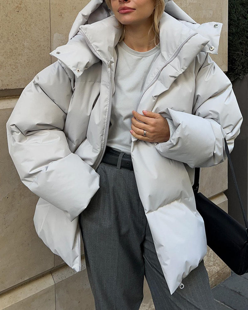 Timeless Beauty Hooded Quilted Coat
