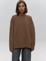 Basic Solid Pullover Knit Sweater