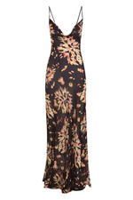 Black Floral Maxi Dress