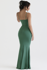 Chic Slim Fit Slip Maxi Dress