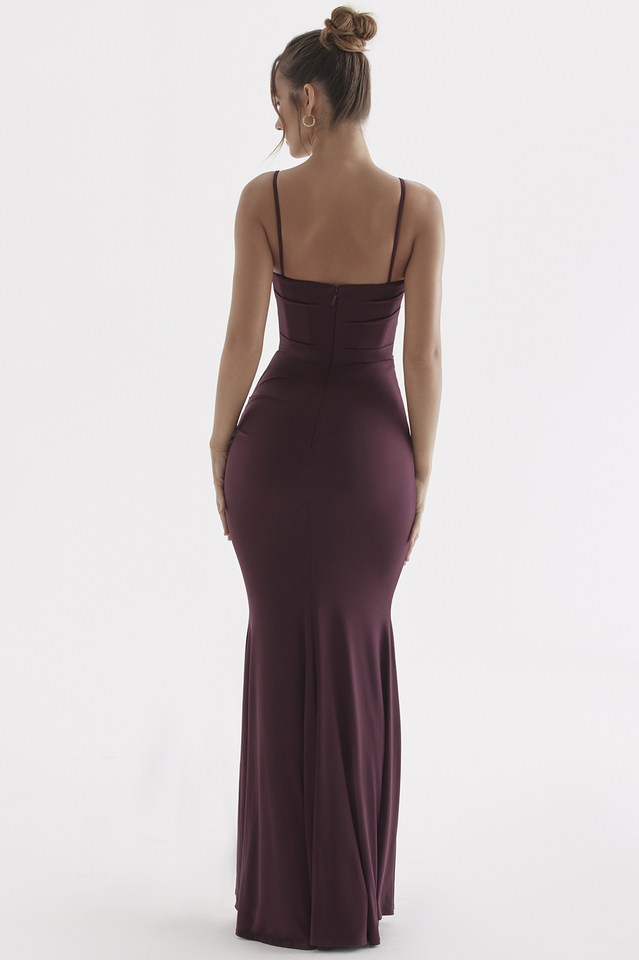 Chic Slim Fit Slip Maxi Dress
