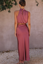 Chic Satin Esther Top + Maxi Skirt Set