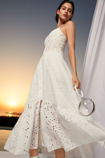 Crochet Lace Slip Maxi Dress