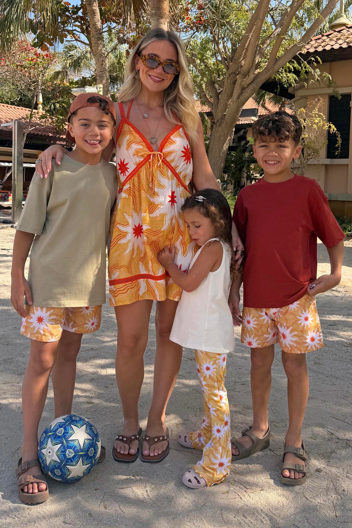 Yellow Floral Slip Mini Dress
