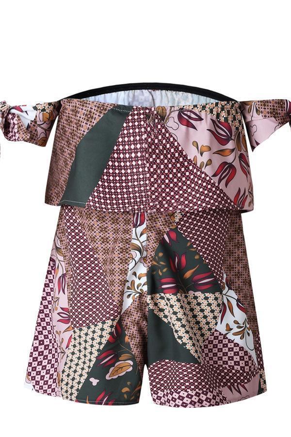Bohemia Off Shoulder Rompers