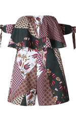 Bohemia Off Shoulder Rompers