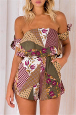 Bohemia Off Shoulder Rompers