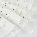 White Polka Dot Mini Dress